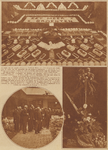 874011 Collage van 3 foto's betreffende de Bloemen-, Groenten- en Fruittentoonstelling U.B.T.O., georganiseerd door de ...